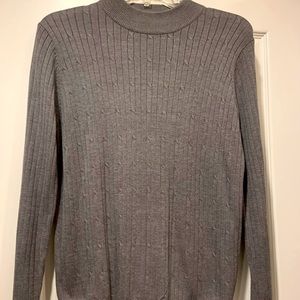 Medium grey pullover sweater